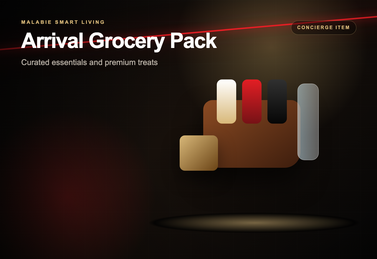 Smart arrival grocery pack